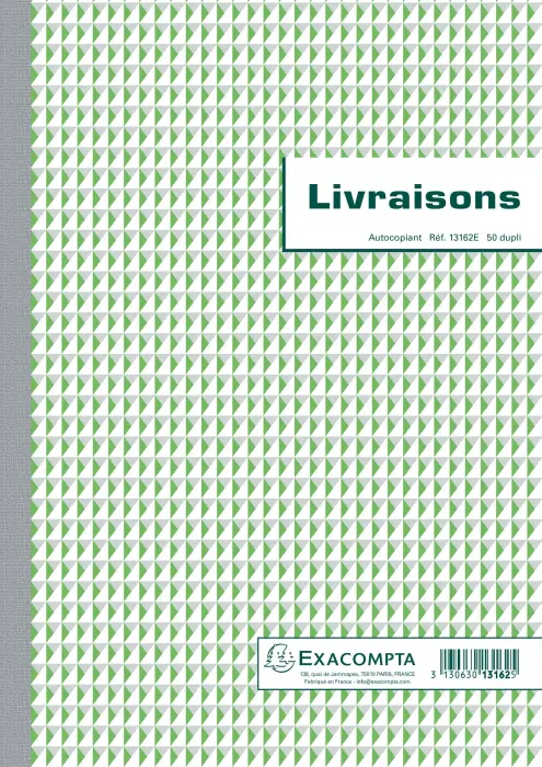 Manifold Livraisons 29,7x21cm 50 feuillets dupli autocopiants