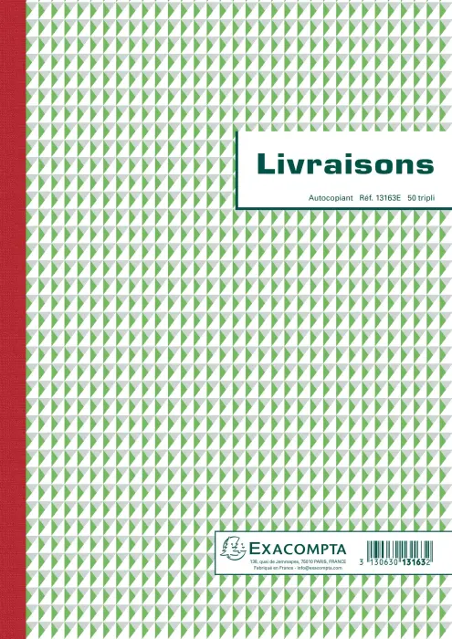 Manifold Livraisons 29,7x21cm 50 feuillets tripli autocopiants