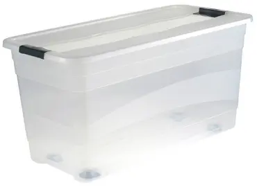keeeper Boîte de rangement "konrad", avec roulettes, 83 L