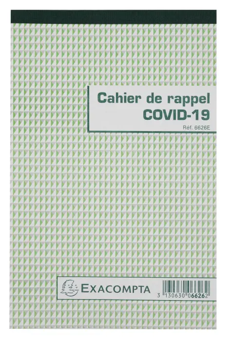 CAHIER DE RAPPEL COVID-19