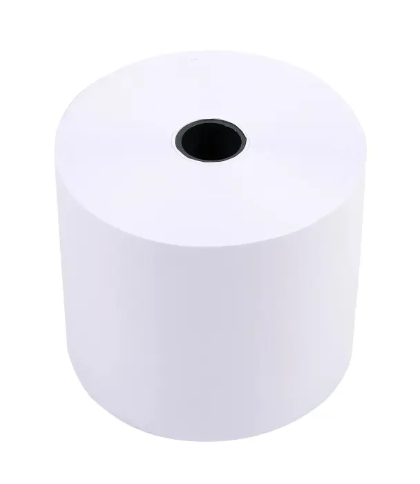 Bobine pour machine à calculer et caisses 57x70 mm - 1 pli offset extra-blanc 60g/m2. - Blanc