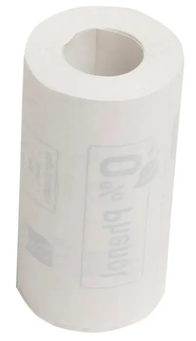 Bobine pour tickets de carte bancaire 57x30mm - 9m - SumUp - 1 pli therm. 55g/m2 sans phénol et sans plastique - Blanc
