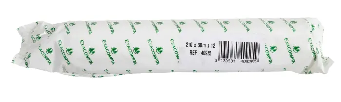 Bobine Fax 210x50 mm - papier thermique 55g/m2 - Blanc