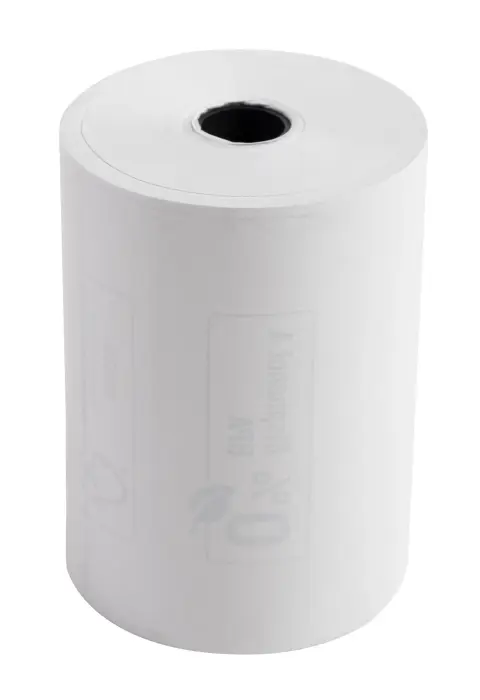 Bobine pour balance 80x56mm - 44m - 1 pli thermique 48g/m2. - Blanc