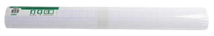 Recharge papier pour tableaux de conférence - 40 feuilles papier 60g quadrillé - Impres. réglure bleue 25x25mm - Blanc