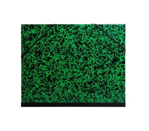Carton à dessin Annonay avec élastiques 52x72 cm - Pour format raisin - Vert