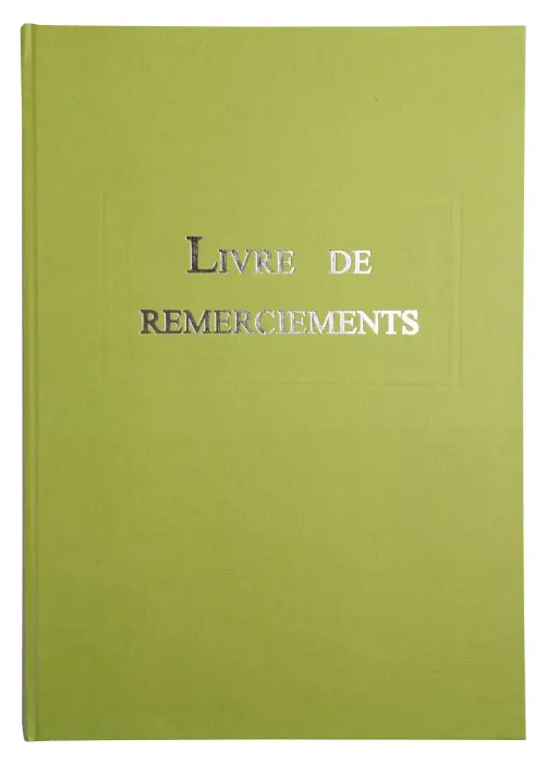 Livre de remerciement 96 pages 297x210 - Pistache