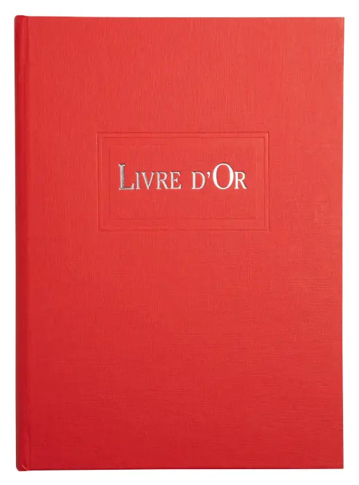 Livre d'or 1M 220x170 - Rouge
