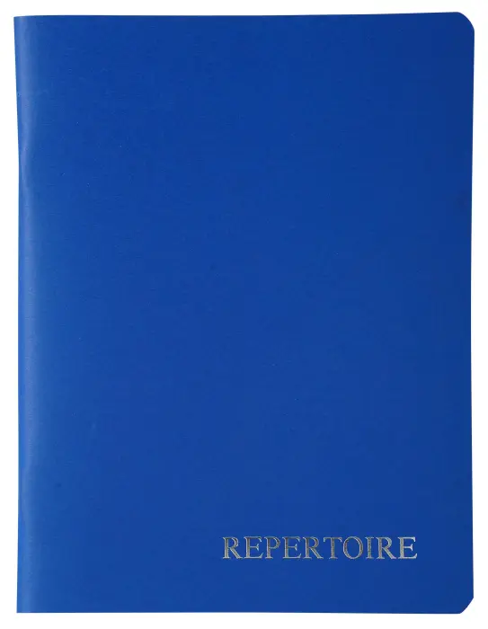 REPERTOIRE .220X170.80 PAGES 5 COULEURS - Couleurs assorties