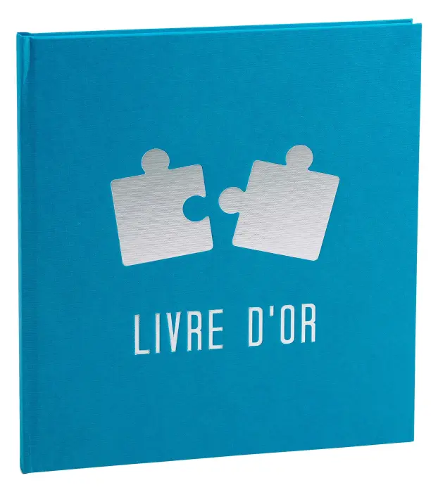 Livre d'or 140 pages 21x19cm PUZZLE - Visuels assortis - PROMO