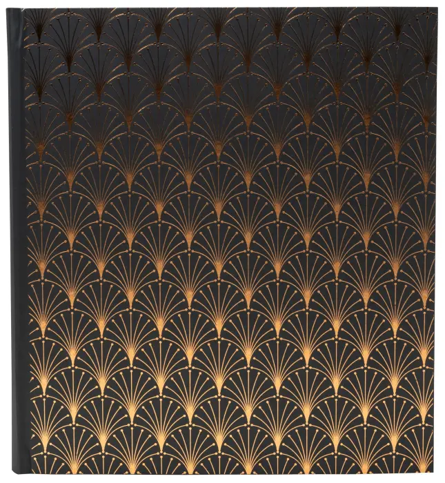 Album photo livre 60 pages noires Néo Déco - Noir