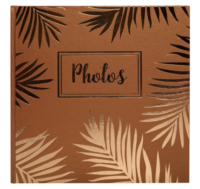 Album photos livre 30 pages noires - Format 25x25cm - PALMA - Or