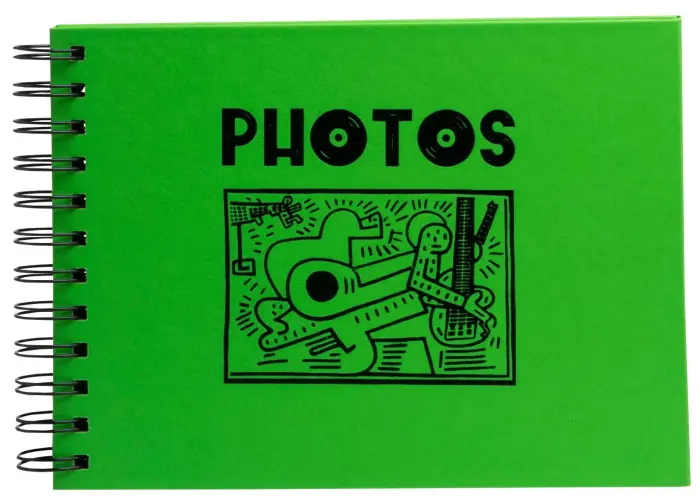 Album à spirales 50 pages noires Musicart - Vert