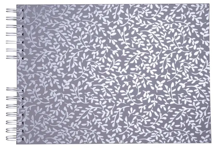 Album photo à spirales 50 pages blanches AutentiK - Bleu gris