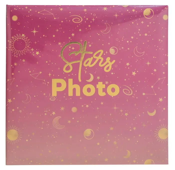 Album photo à pochettes 200 photos 10x15cm MOON - Rose