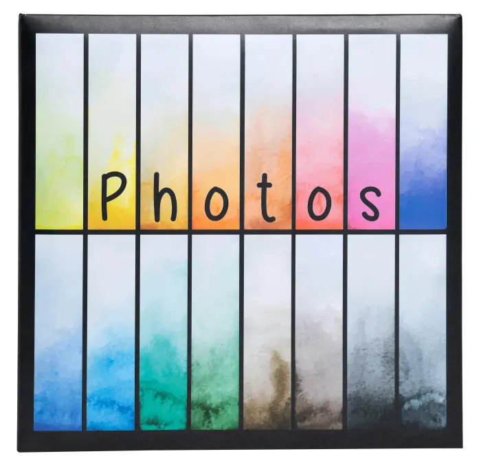 Album photo à pochettes 200 photos 10x15cm Rainbow - Noir