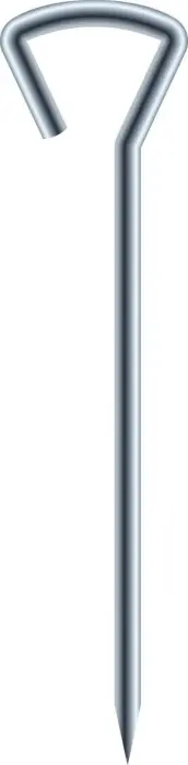 Boîte de 100 épingles à tête triangulaire - Argent