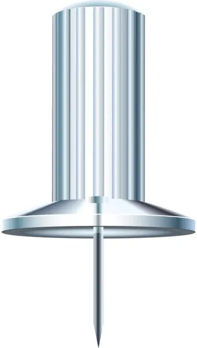 Boîte de 25 épingles Papic - Hauteur de pointe 7mm - 10mm de diamètre - Cristal translucide