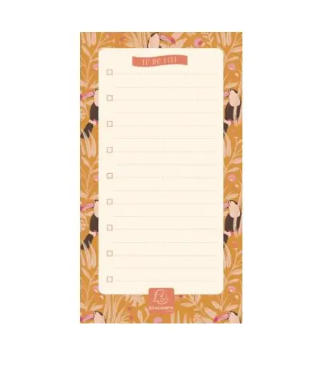 To Do List Color Design 10 x 18 cm. - Visuel