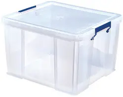 Fellowes Boîte de rangement ProStore, 48 litres, transparent