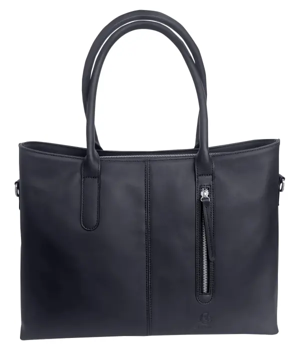Sac cabas ordinateur IconiK cuir - Noir - New