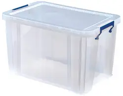 Fellowes Boîte de rangement ProStore, 26 litres, transparent