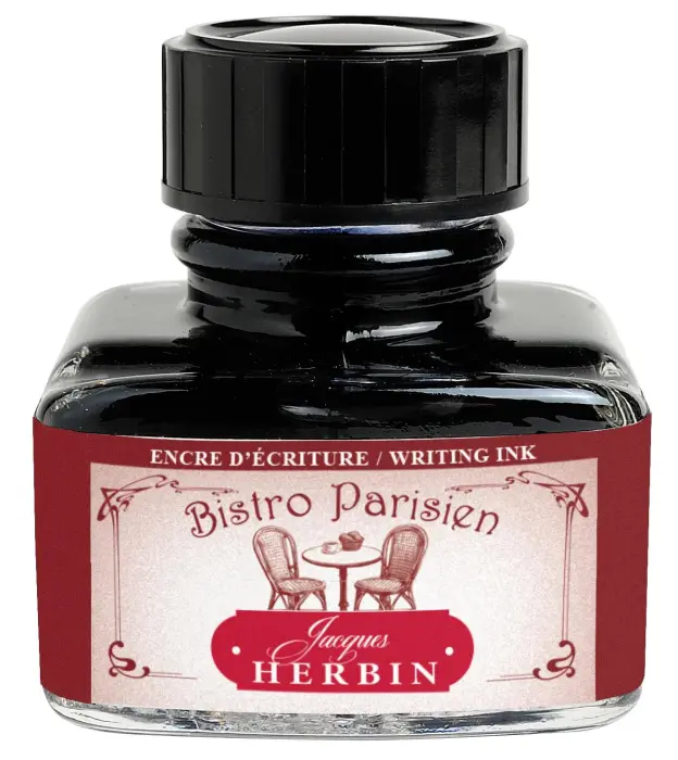 Encres d'écriture collection couleurs de Paris - 30ml - Bordeaux - New