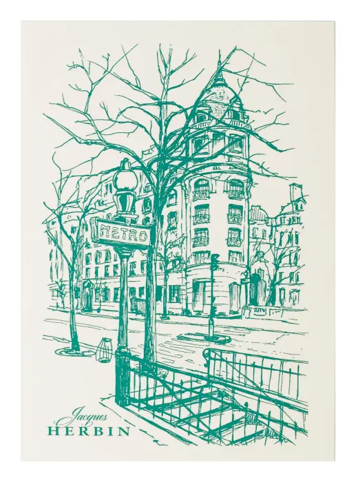 10 CARTES POSTALES PARIS - JHERBIN