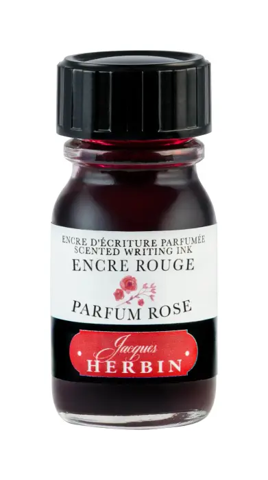 Encre parfumée subtile 10ml - Rouge, parfum rose