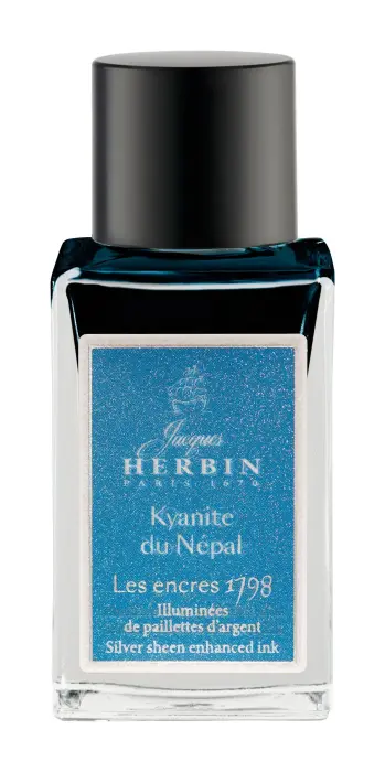 Encre 1798 à paillettes argentées 15ml - Kyanite du Népal - New