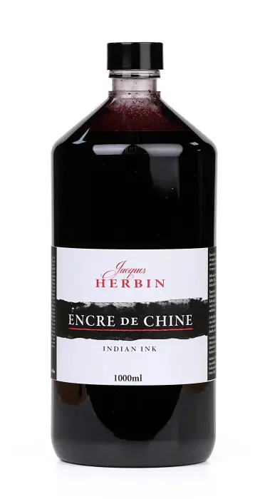 Encre de Chine noire 1000ml - noir