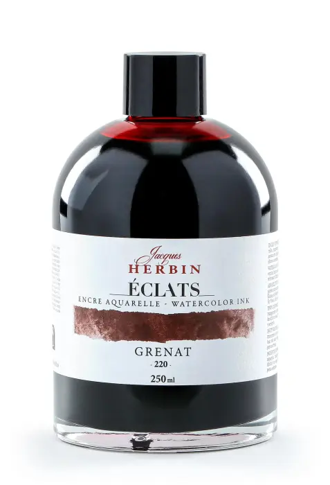 Encre aquarelle Eclats en 250ml - Grenat