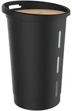EDA Bac à pellets, 38 litres, noir