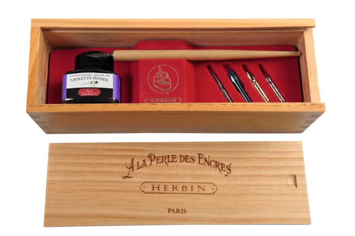 COFFRET PERLE DES ENCRES VIOLETTE PENSEE