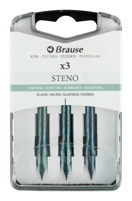 Boîte 3 plumes Sténo
