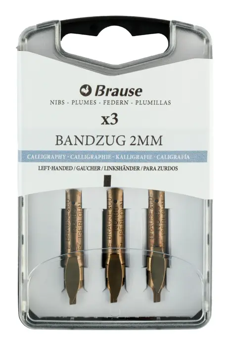 BOITE 3 PLUMES BANDZUG POUR GAUCHERS