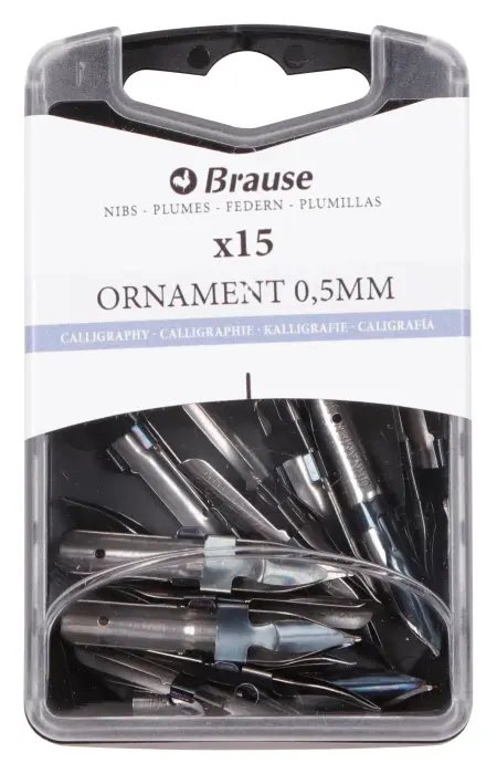 BOITE 15 PLUMES ORNAMENT