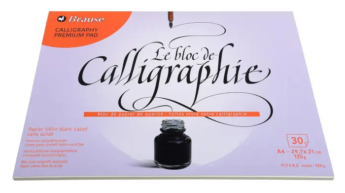 Bloc de calligraphie A4 - crème