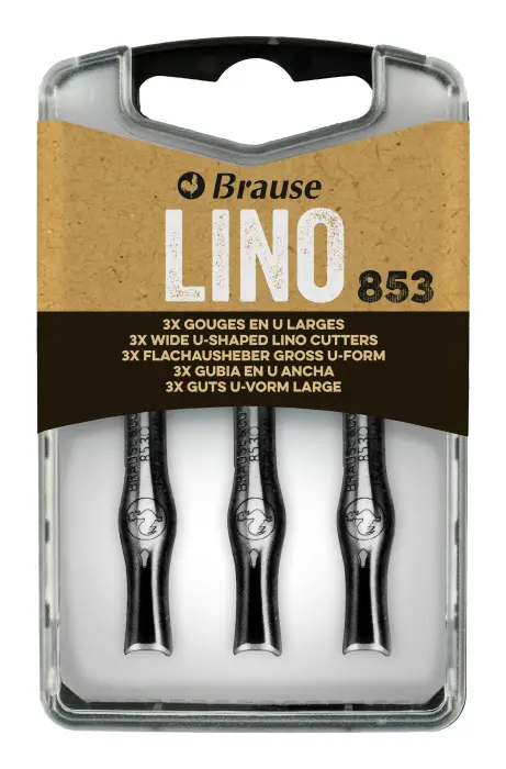 Boîte 3 Gouges en U large (n°853) - New
