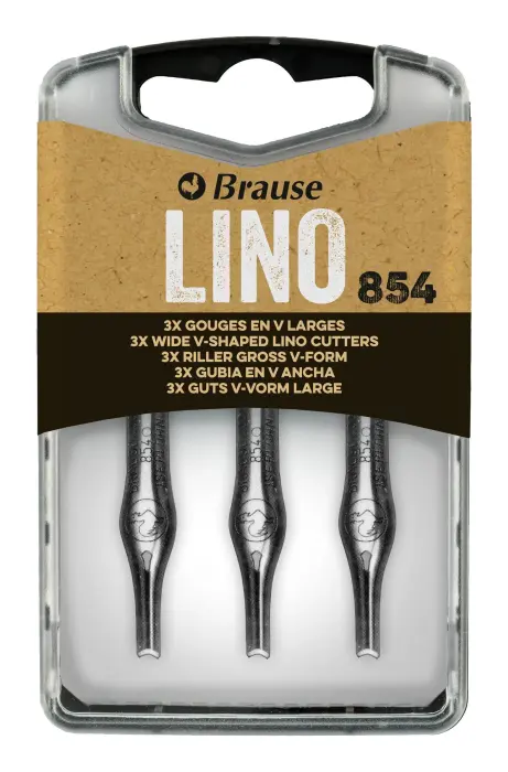 Boîte 3 Gouges en V large (n°854) - New