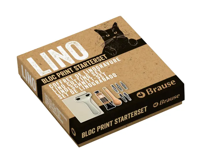 Coffret de linogravure.