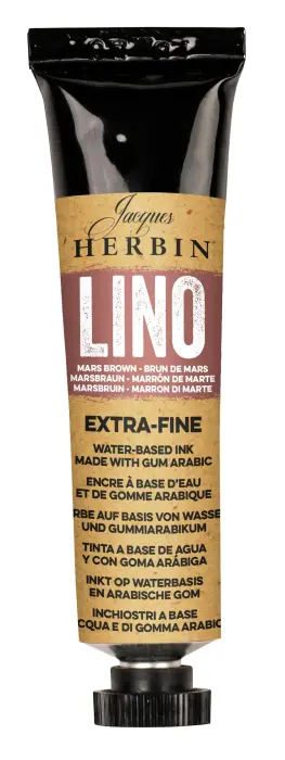 ENCRE DE LINOGRAVURE EXTRA-FINE TUBE 35ml - Brun de mars - New