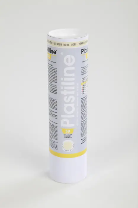 1 kg de plastiline dureté 30 (extra-souple) - Ivoire