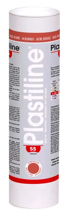 1 kg de plastiline dureté 55 - ocre rouge