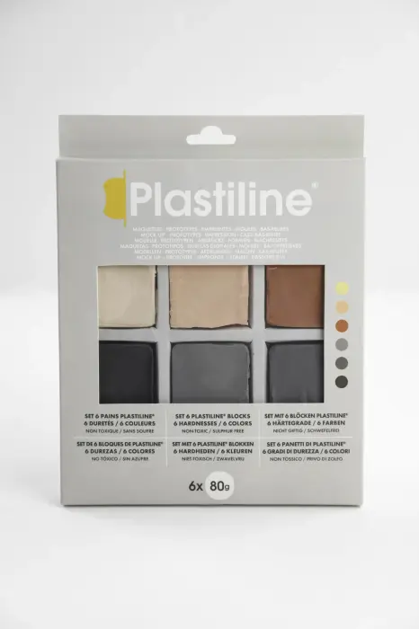 COFFRET 6 PAINS DE PLASTILINE - Assortis