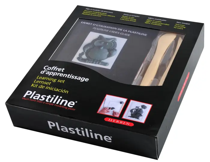 Coffret d'apprentissage à la Plastiline Allemand/Espagnol - gris