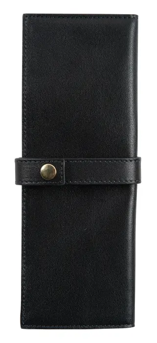 Trousse du collectionneur en cuir pour stylos, petit modèle - Noir