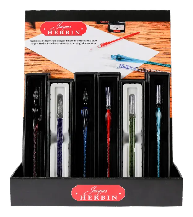 PRESENTOIR PLUMES DE VERRE