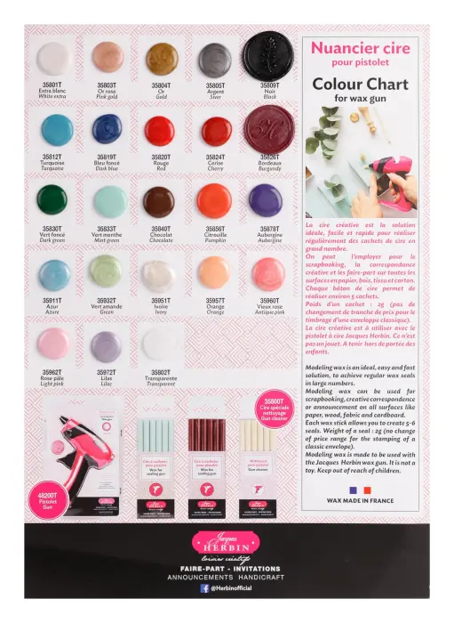 NUANCIER CIRE LOISIRS CREATIFS