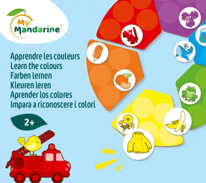 Jeu éducatif, Apprendre les couleurs - Multicolore